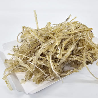 국내가공 특 명엽채 400g 소량 선별작업