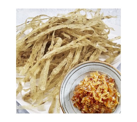 국내가공 특 명엽채 400g 소량 선별작업